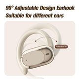 XMENHA Out of Open Ear Headphones Over Ear Air Bone Conduction Earbuds Running Headphones Wireless Bluetooth Outer Outside Ear Earbuds Working Out Sports Cycling Gym Waterproof Ear Hook