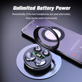 XMENHA Flat Sleep Invisible Small Mini Earbuds Wireless Bluetooth Ear Buds for Sleeping Headphones Micro Smallest Discreet Sleep Tiny Earbuds Earphones for Side Sleepers, Small Ears Canals Women, Work