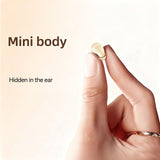 XMENHA Invisible Small Mini Sleep Earbuds Wireless Bluetooth Invisible Headphones Ear Buds Smallest Tiny Micro Hidden Discreet Earbuds for Work Sleeping Side Sleeper