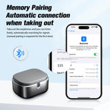 XMENHA Small Mini Earbuds True Wireless Bluetooth Blue Tooth Ear Buds for Small Ears Discreet Hideen Headphones Low Profile Invisible Tiny Micro Comfortable Earbuds for Work