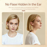 XMENHA Sleep Ear Buds Mini Flat Invisible Earbuds Sleeping Headphones for Side Sleepers, Comfortable Low Profile Small Tiny Discreet Micro Hidden Earbuds Wireless Bluetooth for Work