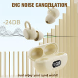 XMENHA Wireless Bluetooth Sleep Earbuds In Ear Noise Cancelling Soft Headphones for Side Sleeping Tiny Small Invisible Comfortable Earbuds Wireless Bluetooth Mini Ear Buds Sleep Earphones for Side Sleepers