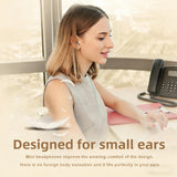 XMENHA Extra Small Invisible Mini Earbuds Wireless Greentooth Small Invisible Ear Buds for Sleeping Smallest Headphones Tiny Micro Hidden Discreet Earbuds for Work