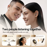 XMENHA Small Invisible Mini 2 Set Purple Earbuds Wireless Bluetooth Tiny Ear Buds for Small Ear Canals Kids Micro Invisible Headphones Low Profile Tiny Smallest Sleep Discreet Hidden Earbuds for Work