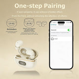 XMENHA Extra Small Invisible Mini Earbuds Wireless Greentooth Small Invisible Ear Buds for Sleeping Smallest Headphones Tiny Micro Hidden Discreet Earbuds for Work