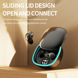 XMENHA Invisible Small Mini Wireless Bluetooth Earbuds for Small Ears Invisible Ear Buds Headphones For Sleep Low Profile Tiny Discreet Hidden Earbuds for Work