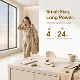 XMENHA Mini Invisible Small Sleep Earbuds Wireless Bluetooth Ear Buds for Small Ears Women Invisible Hidden Headphones Discreet Smallest Micro Tiny Comfortable Low Profile Earbuds for Work Sleeping