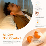 XMENHA Sleep Ear Buds Plugs for Sleeping Small Ears Invisible Flat Mini Tiny Earbuds Wireless Bluetooth White Noise Canceling Earbud