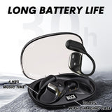 XMENHA Out of Ear Open Ear Headphones OWS Hanging Earphones Wireless Bluetooth 5.4 Running Earbuds with Earhooks Outside Ear Earphones Over The Ear Wireless Ear Buds for Sport Air Bone Conduction Headphones