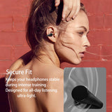 XMENHA Wireless Ear Clip On Headphones Open Ear Earbuds Bone Conduction Headset Headphone Induction Earphones Wireless Bone Conduction Headphones Bluetooth Earbuds