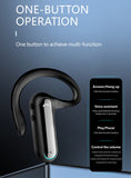 XMENHA Open Ear Headphones Bluetooth Earpiece Non in Ear Wireless Earbuds with Earhooks Long Battery Life Headset Microphone Noise Cancelling Ear Buds with Charging Case for Sport Running Workout Android iOS