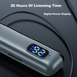 XMENHA Neckband Bluetooth Headphones Neck Earbuds Wireless Around The Neck Bluetooth Headphones Headset Neckband Earbuds Neck Band Around Neck Blue Tooth Head Phones