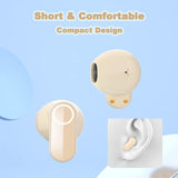 XMENHA Wireless Small Earbuds for Small Ear Canals Bluetooth Mini Tiny Smallest Headphones Ear Buds for Small Ears Comfortable Wireless Discreet Ear Buds Invisible Earbuds for Work
