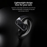 XMENHA Smart Touch Screen Open Ear Earbuds with Screen for iPhone Android TWS Bluetooth Wireless Touchscreen Bone Conduction Earbuds Blue Tooth Ear Buds