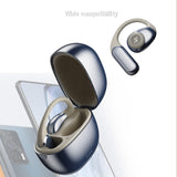 XMENHA Outside Outer Open Ear Earbuds Out of Wireless Bluetooth for Ows Hanging Earphones 5.4 Bluetooth Outer Out of Open Ear Headphones Outside air Bone Conduction Headphones Earbuds Over The Ear Buds