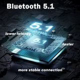 XMENHA Open Ear Headphones Wireless Bluetooth Air Bone Conduction Headphones Head Set with Mic Bone Conduction Earbuds Headset Bone Conducting Earphones Workout Over the Ear Running Earbuds with Earhooks