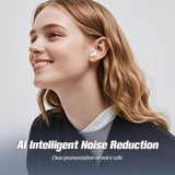 XMENHA Small Mini Earbuds True Wireless Bluetooth Blue Tooth Ear Buds for Small Ears Discreet Hideen Headphones Low Profile Invisible Tiny Micro Comfortable Earbuds for Work