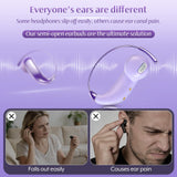 XMENHA Open Over Ear Earbuds Wireless Bluetooth Awareness of Surroundings Open Ear Headphones Bone Air Conduction Earbuds that Don't Go in Your Ear with Over-Ear Hooks Clip On Ear Buds Headphones