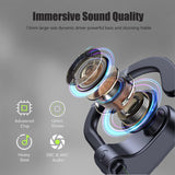 XMENHA Sport Neck Headphones Wireless Bluetooth Running Sports Earbuds with Ear Hooks Earhooks Ear Buds with Ear Loops Wrap Around Over The Ear Earbuds Wireless Bluetooth Running Headphones