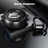 XMENHA Over The Ear Open Ear Earbuds Out of Ear Outside Outer Open Ear Headphones Wireless Air Bone Conduction Earbuds Outer Outside Ear Bone Conduction Headphones Out of Ear