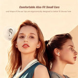 XMENHA Invisible Bluetooth Smallest Discreet Earbuds Tiny Small Ears Wireless Bluetooth Mini Small Invisible Earbuds Hidden for Work Sleep Side Sleepers Ear Buds