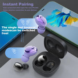 XMENHA Mini Wireless Black Earbuds Small Blue Tooth Ear Buds for Small Ears Bluetooth Mini Tiny Discreet Ear Buds Earphones Invisible Earbuds for Small Ear Canals Hidden in Ear Headphones for Work