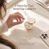 XMENHA Invisible Mini Earbuds Wireless Bluetooth Hidden for Work Small Invisible Ear Buds Smallest Headphones Tiny Micro Small Discreet Sleep Earbuds Sleeping Side Sleeper