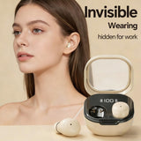 XMENHA Mini Invisible Small Hidden Earbuds Headphones Wireless Bluetooth for Work Ear Buds Ultra Small Ears Canal Sleep Tiny Smallest Micro Sleeping Comfortable Flat Discreet Low Profile Earbuds