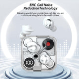 XMENHA True Wireless Bluetooth Earbuds with Microphone - Discreet Tiny Earbuds for Small Ears - Designed for Working Out