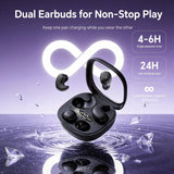 XMENHA Flat Sleep Mini Invisible Earbuds Wireless Bluetooth, Side Sleepers Flat Sleeping Small Tiny Micro Ear Buds Small Ears Low Profile Smallest Discreet Hidden Earbuds Headphones for Work 2-Pack