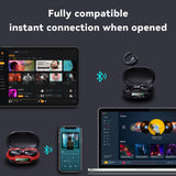 XMENHA Wireless Open Ear Earbuds Bluetooth Bone Conduction Headphones Headset Earphones Wireless Clip On Bone Conduction Ear Buds Open Ear Headphones Sport Earbuds Bone Conducting Induction Earphones