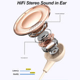 XMENHA Neckband Bluetooth Headphones Earphone 100H in-Ear Earbuds Long Battery Life Magnetic Neckband Wired Bluetooth for Sport Waterproof Headphones Workout Running Wireless Around Neck Earbuds