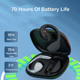 Open Ear Earbuds Wireless Bluetooth Bone Conduction Headphones Headset with Hook Over The Ear Bone Conducting Induction Headphones Earphones Headset