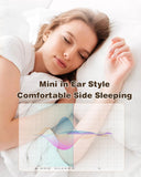 XMENHA 2 Pairs Invisible Small Mini Earbuds Wireless Bluetooth Sleep Hidden Headphones Sleeping Micro Smallest Discreet Tiny Low Profile Earbud Earphone Ear Buds for Small Ear Canal Women, Work, Side Sleeper