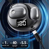 XMENHA Outer Out of Over Ear Open Earbuds Wireless Bluetooth Outside The Ear for Ows Hanging Earphones 5.4 Bluetooth Outer Out of Open Ear Wireless Headphones AIR Bone Conduction Earbuds Over The Ear Buds