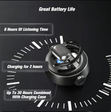 XMENHA Over The Ear Open Ear Earbuds Out of Ear Outside Outer Open Ear Headphones Wireless Air Bone Conduction Earbuds Outer Outside Ear Bone Conduction Headphones Out of Ear