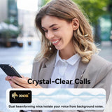 XMENHA Invisible Mini Small Tiny Earbuds Wireless Bluetooth ENC Noise Cancelling In Ear Buds Discreet Headphones Hidden Low-Profile Earphones for Small Ear Canals Men Women Sleep Audiobooks Work Sports