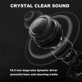 XMENHA Wireless Open Ear Headphones Over The Ear Earbuds with Earhooks Bluetooth Bone Conduction Headphones Wireless Open Ear Earbuds for Sport Bone Conducting Conduction Headset Earphones