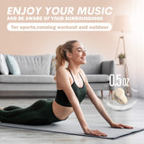 XMENHA Open Ear Headphones Wireless Bluetooth Ear Clip Bone Conduction Headphones Bluetooth Clip On Headphones Earclip Wireless Bluetooth Bone Conduction Earbuds