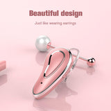 XMENHA Bluetooth Microphone Headset with Mic Wireless Bluetooth Phone Earpiece for Cell Phone Ear Pieces Headset for Phone Calls Wireless Single Earpiece with Mic for Work Hands Free