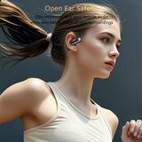 XMENHA Open Ear Over Ear Earbuds Wireless Bluetooth Open Ear Bluetooth Headphones Out of Ear Bone Conduction Earbuds Over The Ear with Ear Hooks Wireless Bone Conduction Headphones Earphones
