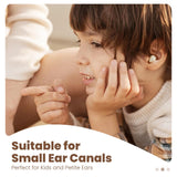 XMENHA Small Mini Invisible Earbuds Headphones Wireless Bluetooth Smallest Discreet Tiny Hidden Earbuds for Work Micro Low Profile Sleep Sleeping Earbud Invisible Mini Ear Buds for Small Ears Canals