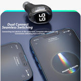 XMENHA Small Invisible in-Ear Wireless Single Earbud Mini Single Bluetooth Invisible Earbuds for Small Ear Bluetooth Earpiece Tiny Headset with Mic Micro Earphones Smallest Single Headphones