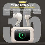 XMENHA 2 Pack Wireless Earbuds with Smart Touch Screen Case Active Noise Cancelling Headphones Blue Tooth Two Pairs of TWS Ear Buds for Couples Two Person in Ear Earphones with Mic for Sport