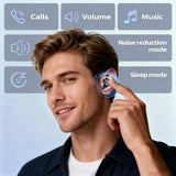 XMENHA Sleep Sleeping Earbuds for Side Sleepers Small Mini Invisible Earbuds Wireless Bluetooth for Small Ears Sleep Ear Buds for Sleeping Tiny Discreet Hidden Invisible Headphones