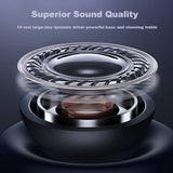 XMENHA Mini Wireless Black Earbuds Small Blue Tooth Ear Buds for Small Ears Bluetooth Mini Tiny Discreet Ear Buds Earphones Invisible Earbuds for Small Ear Canals Hidden in Ear Headphones for Work