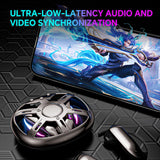 XMENHA Wireless Gaming Open Ear Buds Translation Earbuds Real Time with Ultra-Fine Ear Hooks Loops, Mecha Wrap Around Over the Ear Earbuds Bone Air Conduction Headphones Earphones Wireless Bluetooth