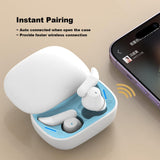 XMENHA Wireless Bluetooth Small Sleeping Sleep Earbuds for Side Sleepers Soft ENC Noise Cancelling Earbuds Bluetooth Noise canceling Ear Buds Sleeping Sleep Earphones Tiny Headphones