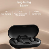 XMENHA Wireless Ear Clip On Headphones Open Ear Earbuds Bone Conduction Headset Headphone Induction Earphones Wireless Bone Conduction Headphones Bluetooth Earbuds