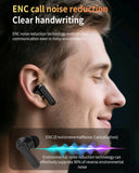 XMENHA True Wireless Earbuds Bluetooth Headphones with Touch Screen Blue Tooth Ear Buds Earphones for iPhone Android ANC Active Noise Cancelling Smart Earbuds Ear Phones